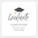 Search for graduation stickers Black and white
