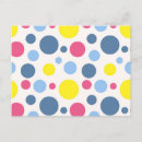 Search for polka dot patterns postcards Dots
