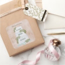 Search for bridal shower thank you stickers Greenery