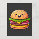 Search for cute hamburger postcards Cheeseburger