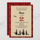 Search for flannel plaid invitations Forest