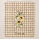 Search for sunflower blankets Rustic