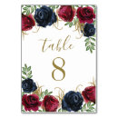 Search for burgundy table cards Rustic