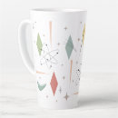 Search for retro atomic pattern mugs Starburst