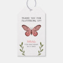 Search for butterfly thank you gift tags Pink