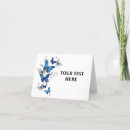 Search for flying butterfly cards Blue