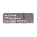 Search for fence return address labels Wood