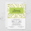 Search for leaves rehearsal dinner invitations Simple