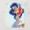 Search for girls fishing postcards Vintage