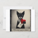Search for romantic cat postcards Valentine