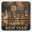 Search for new year fireworks stickers Happy