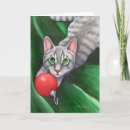 Search for grey cat christmas cards Tabby