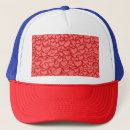 Search for heart happy valentine hats Red