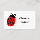 Search for ladybug business cards Black