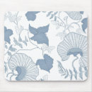 Search for white flower pattern mousepads Blue flowers
