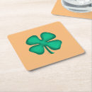 Search for saint patrick coasters Four leaf clover