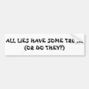 Search for truthful bumper stickers Philosophy