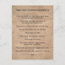 Search for ten commandments postcards Religion