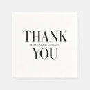 Search for thank you napkins Bridal shower