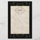 Search for black bordered stationery paper Monogrammed