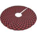 Search for buffalo check plaid tree skirts Red