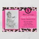 Search for leopard 1st birthday invitations Children