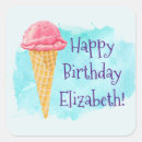 Search for waffle cone stickers Strawberry ice cream