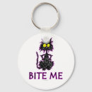 Search for biting round key rings Black cat