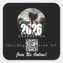 Search for graduation invitations stickers Black
