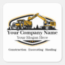 Search for construction labels Excavator