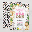 Search for leopard 1st birthday invitations Safari
