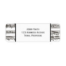 Search for large return address labels Black