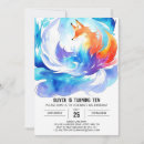 Search for wilderness birthday invitations Fox
