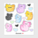 Search for cute axolotl stickers Kawaii
