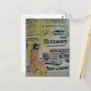 Search for travel ad postcards Woman
