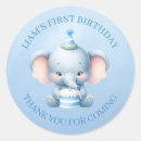 Search for little elephant stickers Blue