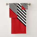 Search for red and white stripes bath towels Lines