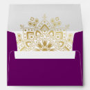 Search for purple and gold envelopes Elegant