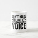 Search for restaurant mugs Typography