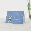 Search for miniature schnauzer christmas cards Snow