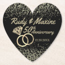 Search for 50th anniversary coasters Glitter