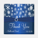 Search for blue snowflake magnets White