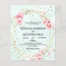 Search for aquamarine wedding invitations Flowers