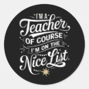 Search for be nice stickers Santa