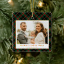 Search for tartan plaid christmas tree decorations Vintage