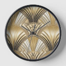 Search for art deco black gold clocks Pattern