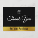 Search for thank you for purchase note Typography