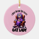 Search for crazy cat lady christmas tree decorations Kitten