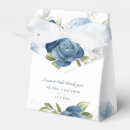 Search for dusty blue wedding favour boxes Script typography