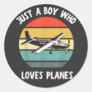 Search for funny aviation stickers Boy